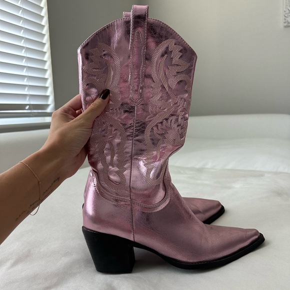 BILLINI Danilo pink cowboy boots - Picture 3 of 6
